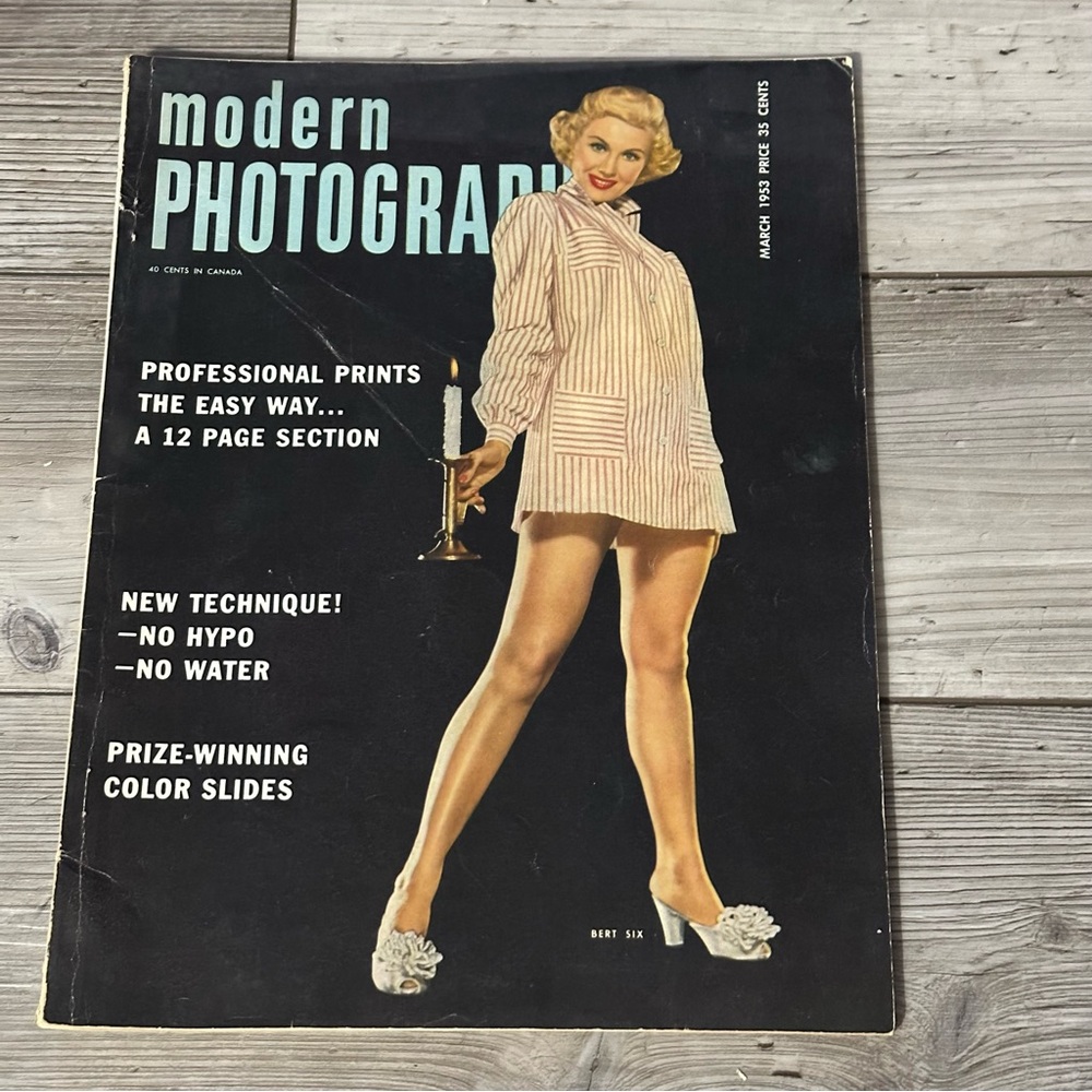 Vintage Modern Photography Magazine March 1953